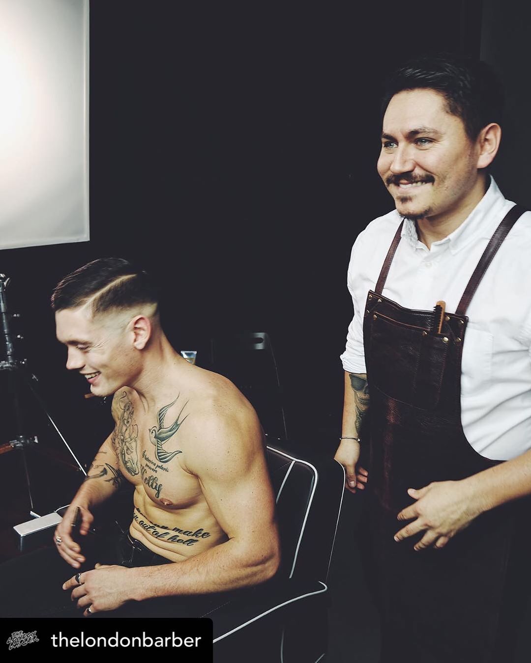 'the best aprons on earth' - The London Barber