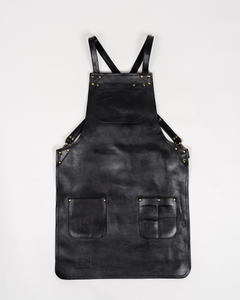 Black Leather Apron - Unlined