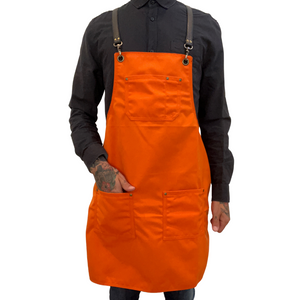 Canvas Apron - County Jail Orange | Ray Steels Leather Aprons