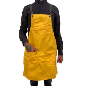 Canvas Apron - Banana Yellow | Ray Steels Leather Aprons