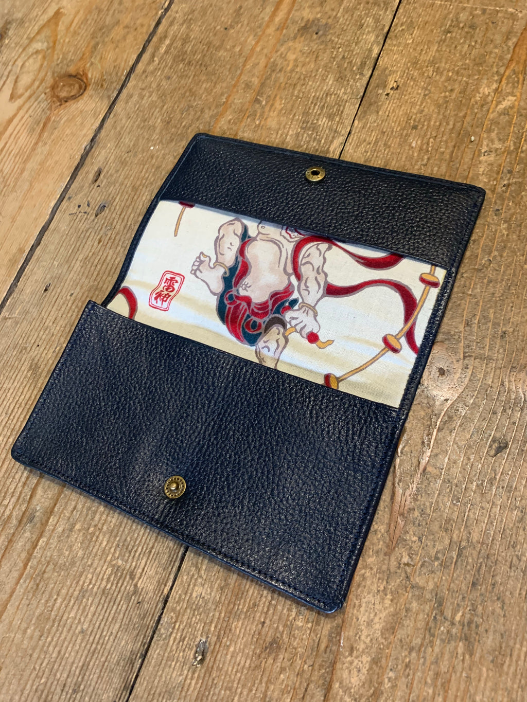 Black Tobacco Pouch - Mythological Pattern | Ray Steels Leather Aprons